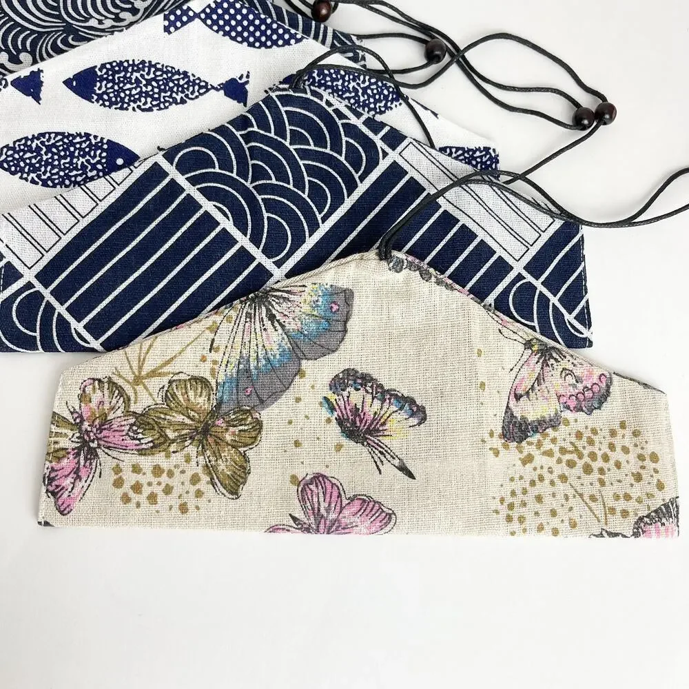 5 Cutlery Bag Reusable Travel‎ Drawstring Pouch For Kitchen Tableware Fork Spoon